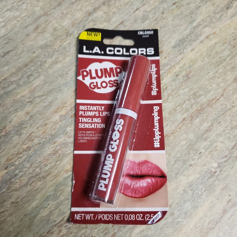 L A Colors plump lip gloss
